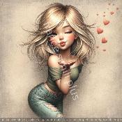 panneau similI  FEMME : modèle 2220