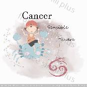 panneau signe du zodiac : modéle CANCER GARCON