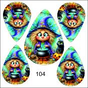 Kit créatif :PARURE BOUCLE D'OREILLE-PENDENTIF: modèle 104