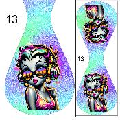 Panneau pour PORTE Clés  : modèle 13