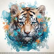 panneau simili TIGRE : modèle 1834