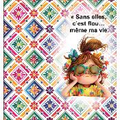 Kit couture créatif : ETUI A LUNETTE : modèle 05