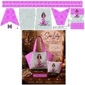 Panneau prêt à coudre saC LILY : modèle INFIRMIERE 