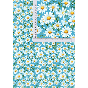 Simili cuir 10cmx140cm : modèle FLORAL 3D: SM70