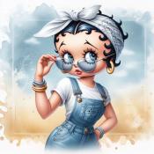 PANNEAU SIMILI : betty 8