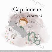 panneau signe du zodiac : modéle CAPRICORNE GARCON