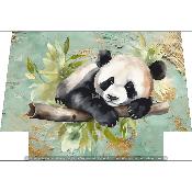 Panneau SIMILI 40x27cm : modèle PANDA TP013