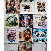 lot 10 panneaux simili 15x15cm : lot 15