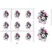 Panneau tissu pour lingette : modèle L292