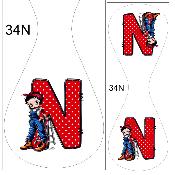Panneau pour PORTE Clés  : modèle 34N