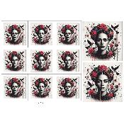 Panneau tissu pour lingette : modèle L1742