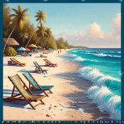 panneau simili plage : modèle 2131