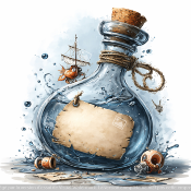 panneau simili  : modèle 2297-VOYAGE-BOUTIELLE A LA MER