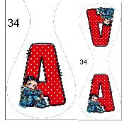 Panneau pour PORTE Clés  : modèle 34