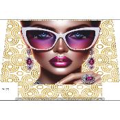 Panneau SIMILI 40x27cm : modèle FEMME PT2078