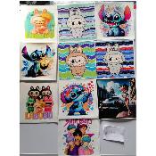 lot 10 panneaux simili 15x15cm : lot 11