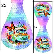 Panneau pour PORTE Clés  : modèle 25