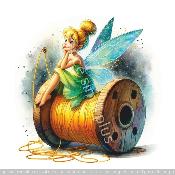 panneau similI  FILLE CLOCHETTE : modèle 2191