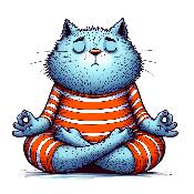panneau simili  : modèle 2345-CHAT YOGA 