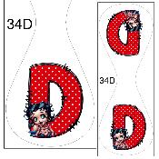 Panneau pour PORTE Clés  : modèle 34D