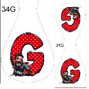 Panneau pour PORTE Clés  : modèle 34G