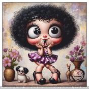 Panneau simili 10x10cm : modéle -7